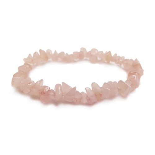 Rose Quartz Chips Bracelet