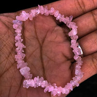 Rose Quartz Chips Bracelet