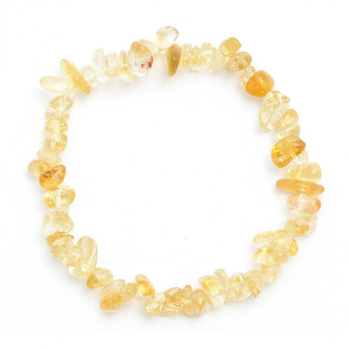 Yellow Citrine Chips Bracelet