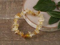 Yellow Citrine Chips Bracelet