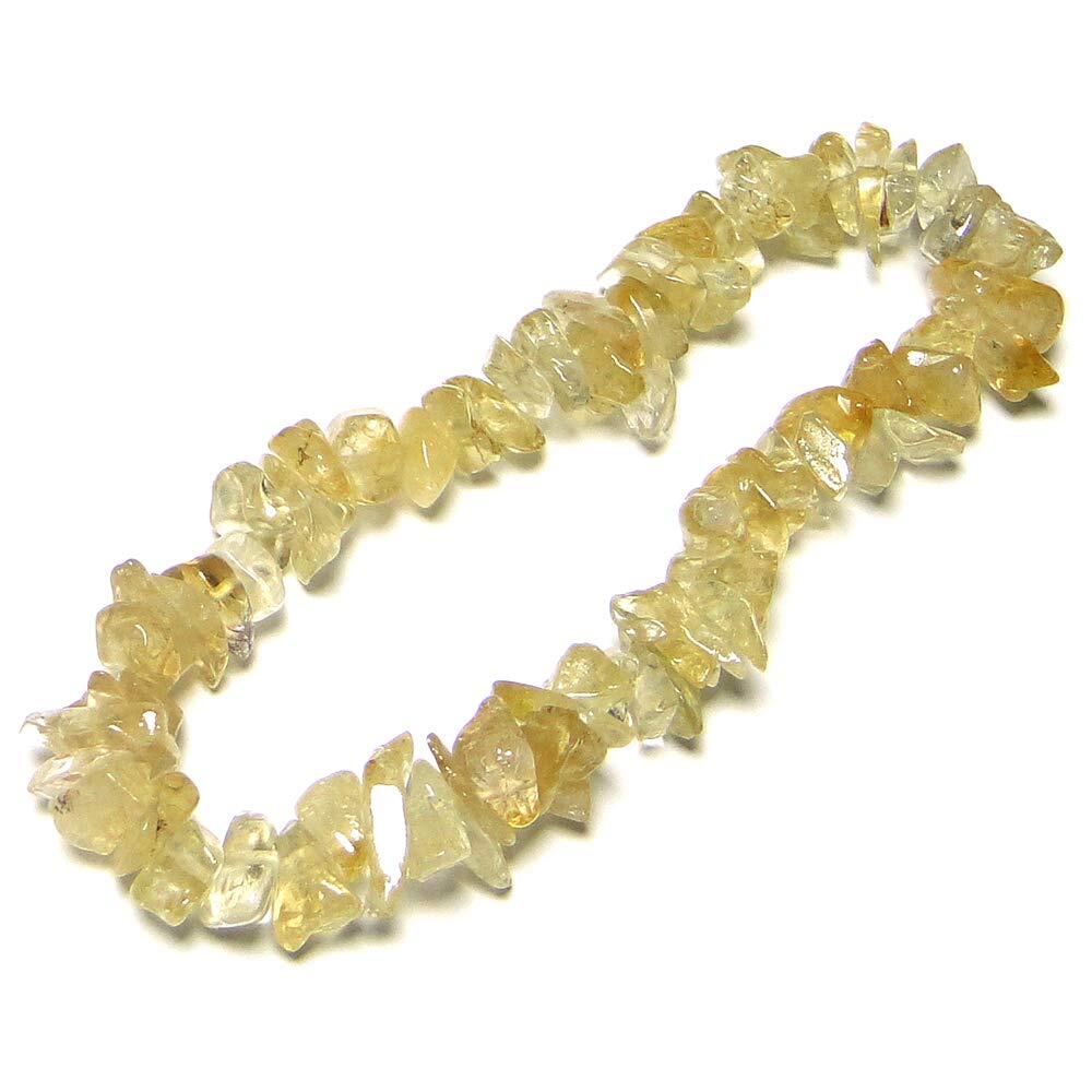 Yellow Citrine Chips Bracelet