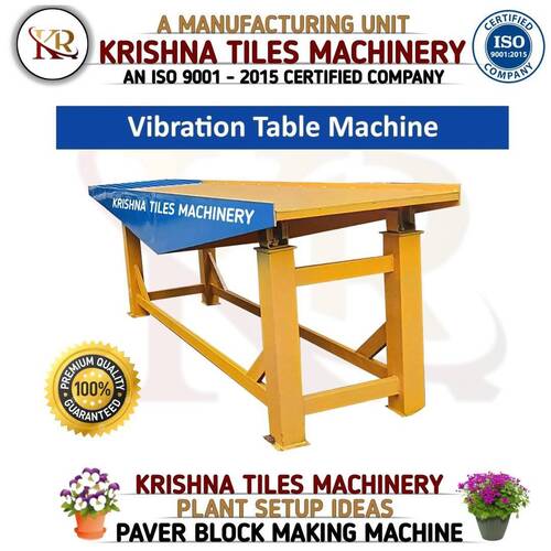 Yellow Iron Vibrating Table