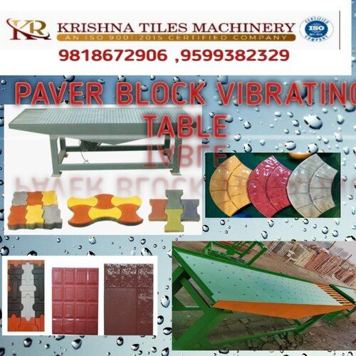 Manual Interlocking Paver Tiles Making Machine