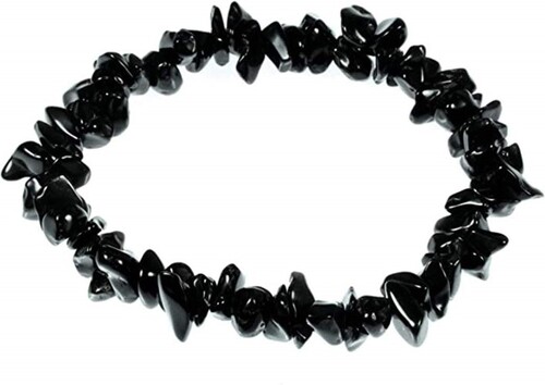 Black tourmaline Chip Bracelet