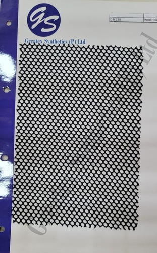 Net Mesh Fabric DN 338 - Industrial Use, Plain Texture | Black and White Color Design