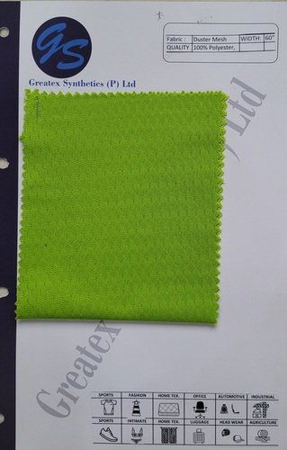 Duster Mesh - Industrial Use | Green Color Plain Texture Plain Style Enhanced Durability for Heavy-Duty Cleaning Tasks