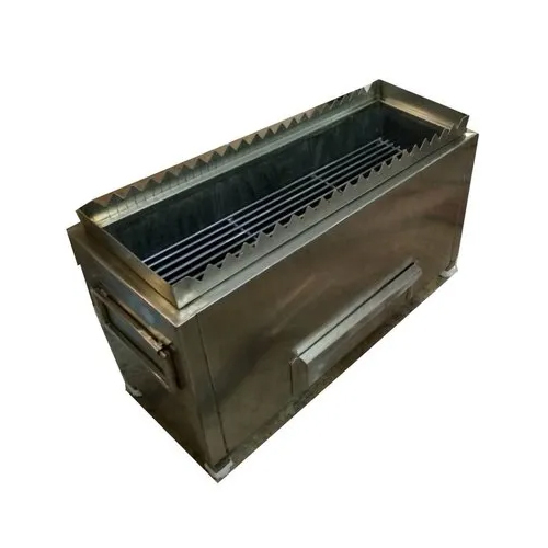 Commercial Barbeque Service Counter Countertop Material: Stainless Steel