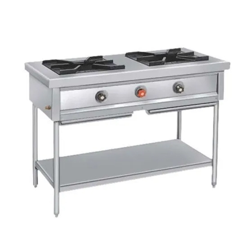 Indian Two Burner Range Interior Coating: Polished