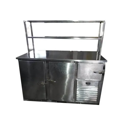 Silver Undercounter Freezer