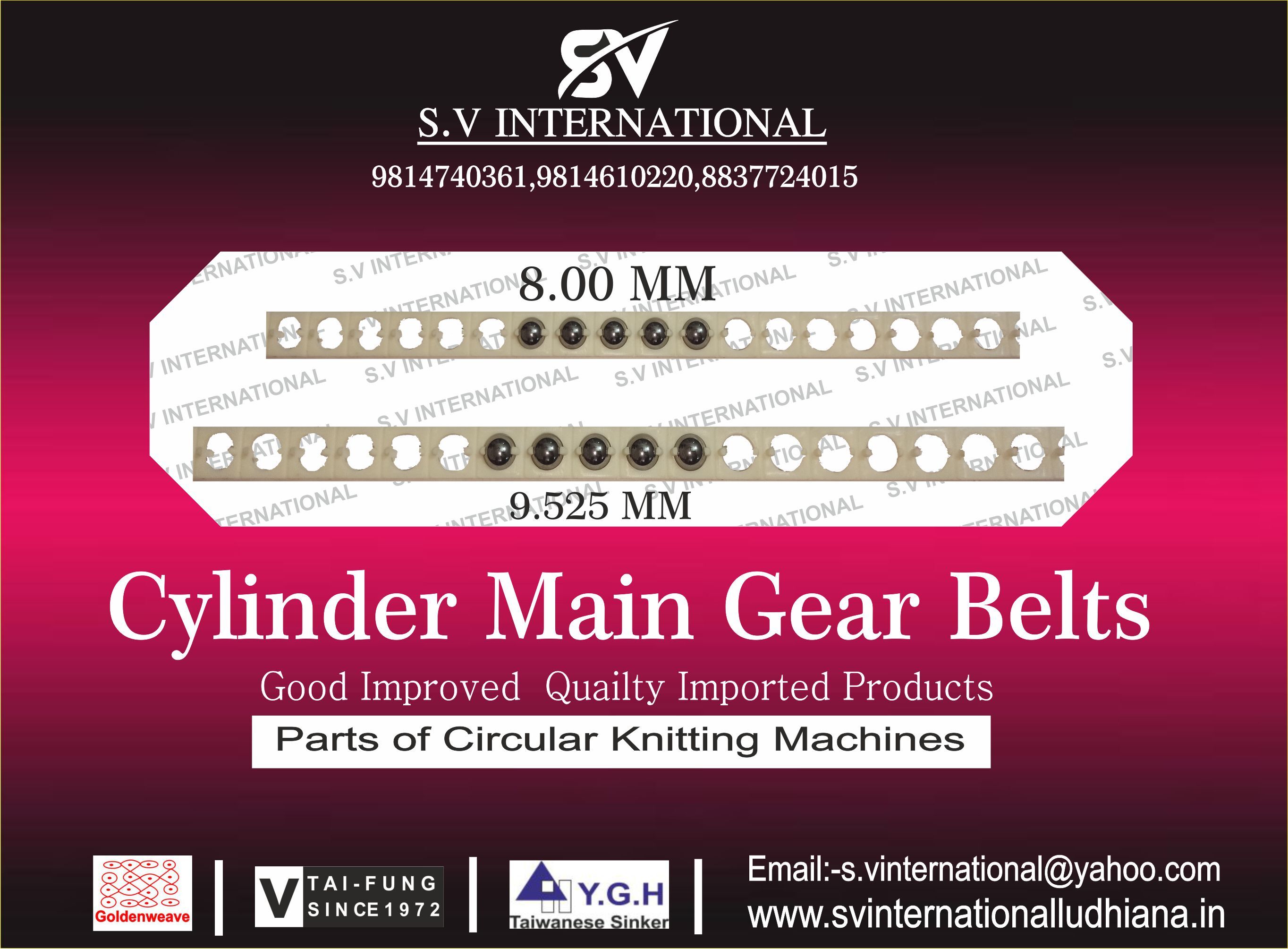 Cylinder Main Gear Belts