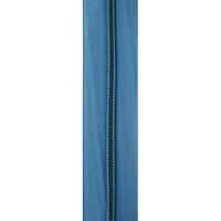 Polyester Coil Zipper - Selected Polyester Coil, Size 8 No., Blue Color, Reversible Type | Ideal For Dresses, Bags, And Knit Wear