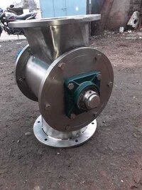 Round Air Lock Valve - Body Material: Stainless Steel