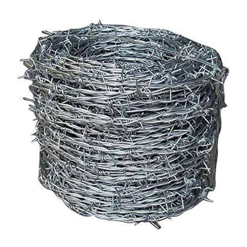 Steel Barbed Wire - Stainless Steel First Class Grade | Industrial Application Galvanized Surface Finish