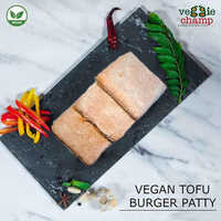 Vegan Tofu Burger Patty - 240g, Spicy Taste , Baked With Quality Ingredients In Customized Bag Packaging