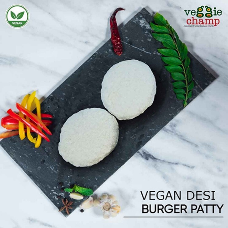 Vegan Desi Burger Patty - Packaging Size: Customize