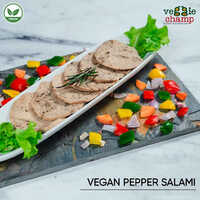 गोल शाकाहारी काली मिर्च सलामी