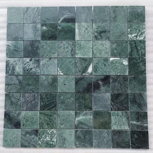 Green Marble Stone Mosaic - Size: 50 X 50 Mm