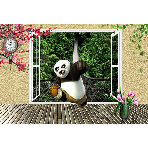 Premium Photo  Cute baby panda bear with big eyes 3d rendering cartoon  illustration