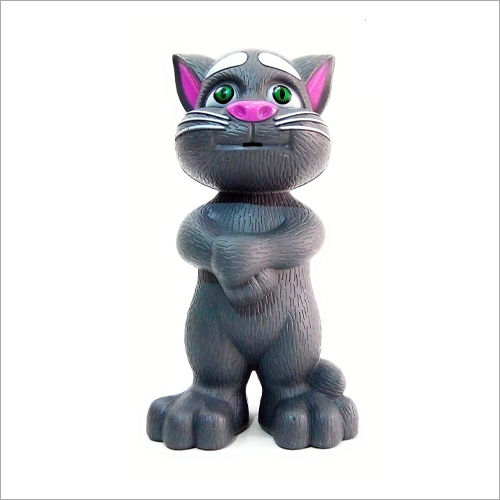 Grey Touching Talking Tom Cat Toy