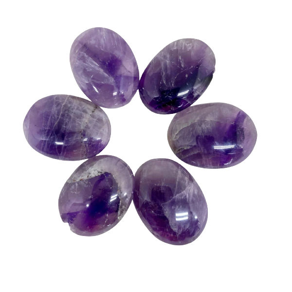 Amethyst Crystal Gemstone Palm stone