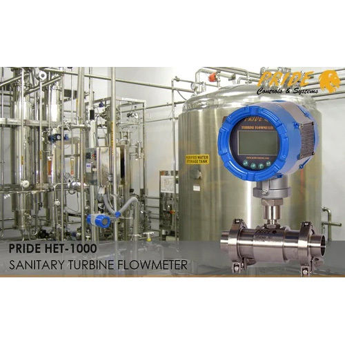 Stainless Steel Turbine Tc End Flow Meter