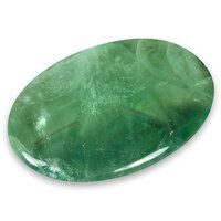 Beautiful Green Fluorite Gemstone Palm Stone