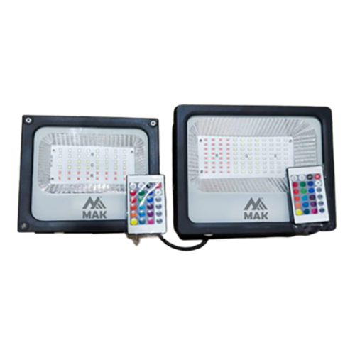 Mak Glass Flood Light With Remote Control