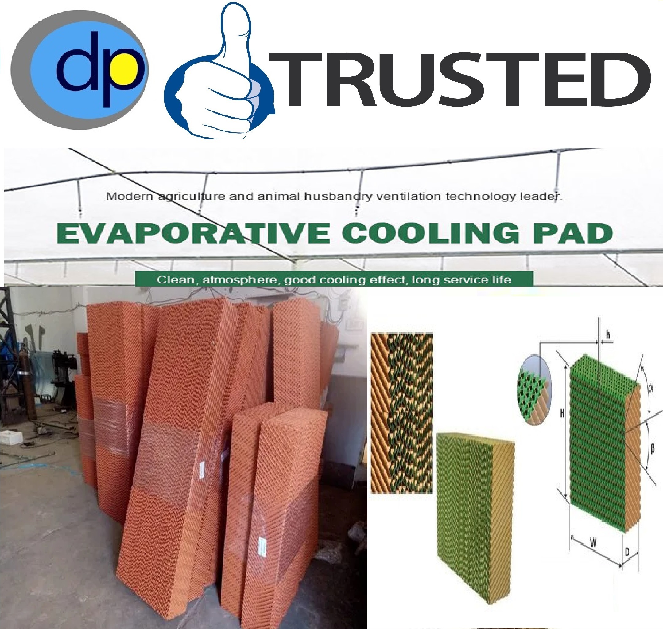 Evaporative cooling pad - Evaporative cooling pad for Samba Jammu and Kashmir