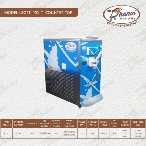 Soft Serve Ice Cream Machine Frozen Yogurt Ice Cream Machine Power: 1200 Watt (W)