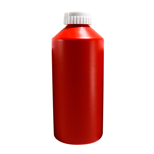 HDPE Agro Bottle - 75 Ml Round Red-White Plastic Bottle | Screw Cap Sealing, Ideal for Chemical and Pharmaceutical Use