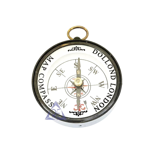 Black Prismatic Engineers Lensatic Map Compass Dollond London Compass Personalized Vintage Nautical Handheld Compass