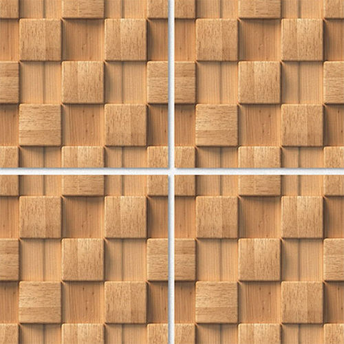 Browns / Tans Gvt-Pgvt Glossy Finish 3D Series Wall Tiles