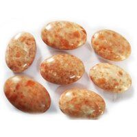 Beautiful Sunstone Gemstone Palm stone