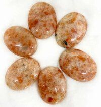 Beautiful Sunstone Gemstone Palm stone