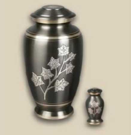 Black Adult Urn