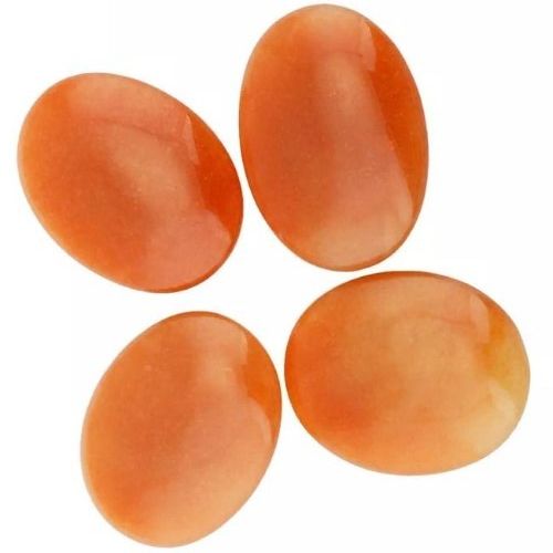 Beautiful Red Aventurine Gemstone Palm Stone