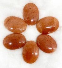 Beautiful Red Aventurine Gemstone Palm Stone