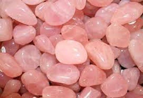 Beautiful Rose Quartz Crystal Gemstone Palm stone