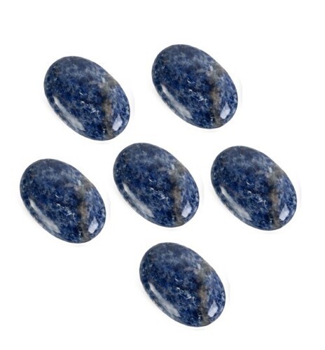 Beautiful Sodalite Crystal Gemstone Palm stone