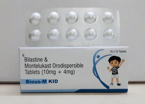 Bilastine 10 Mg  Montelukast 4 Mg  Orodispersible Tablet General Medicines