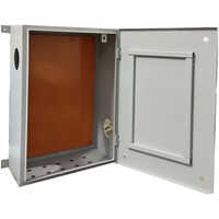 Grey 22x20 Inch Sheet Metal Sheet Metal Electrical Enclosure