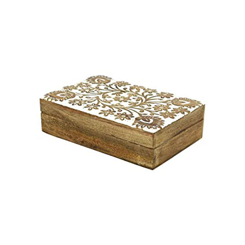 Matte Wooden Carving Box