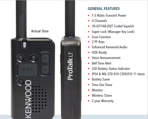 Kenwood DMR NX 3220 VHF  Walkie Talkie