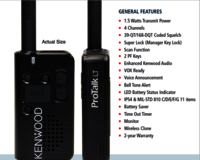 Kenwood DMR NX 3220 VHF  Walkie Talkie