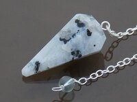 Rainbow Moon Stone dowsing cone pendulum