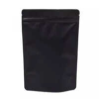 Black Zip Lock Stand Up Pouch