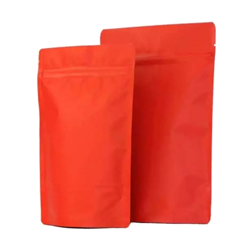 Red Stand Up Zip Lock Pouch