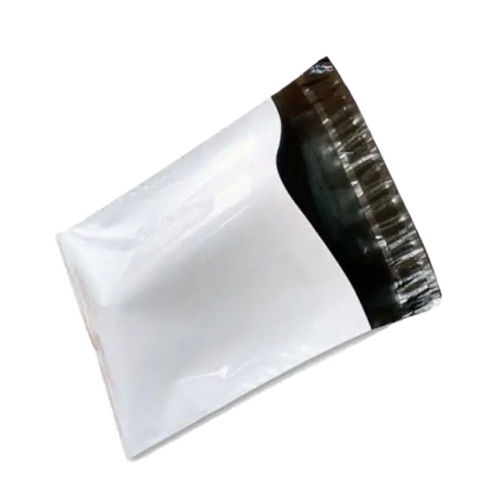 White Commercial Flap Seal Courier Bag