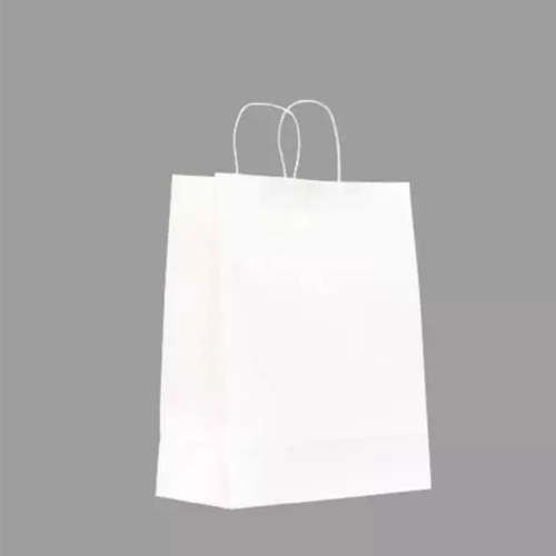 Modern White Shopping Bag