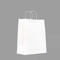 Modern White Shopping Bag